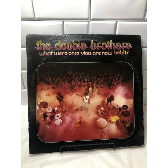 The Doobie Brothers What Were Once Vices Are Now Habits Record Vinyl LP VG - Picture 2 of 11
